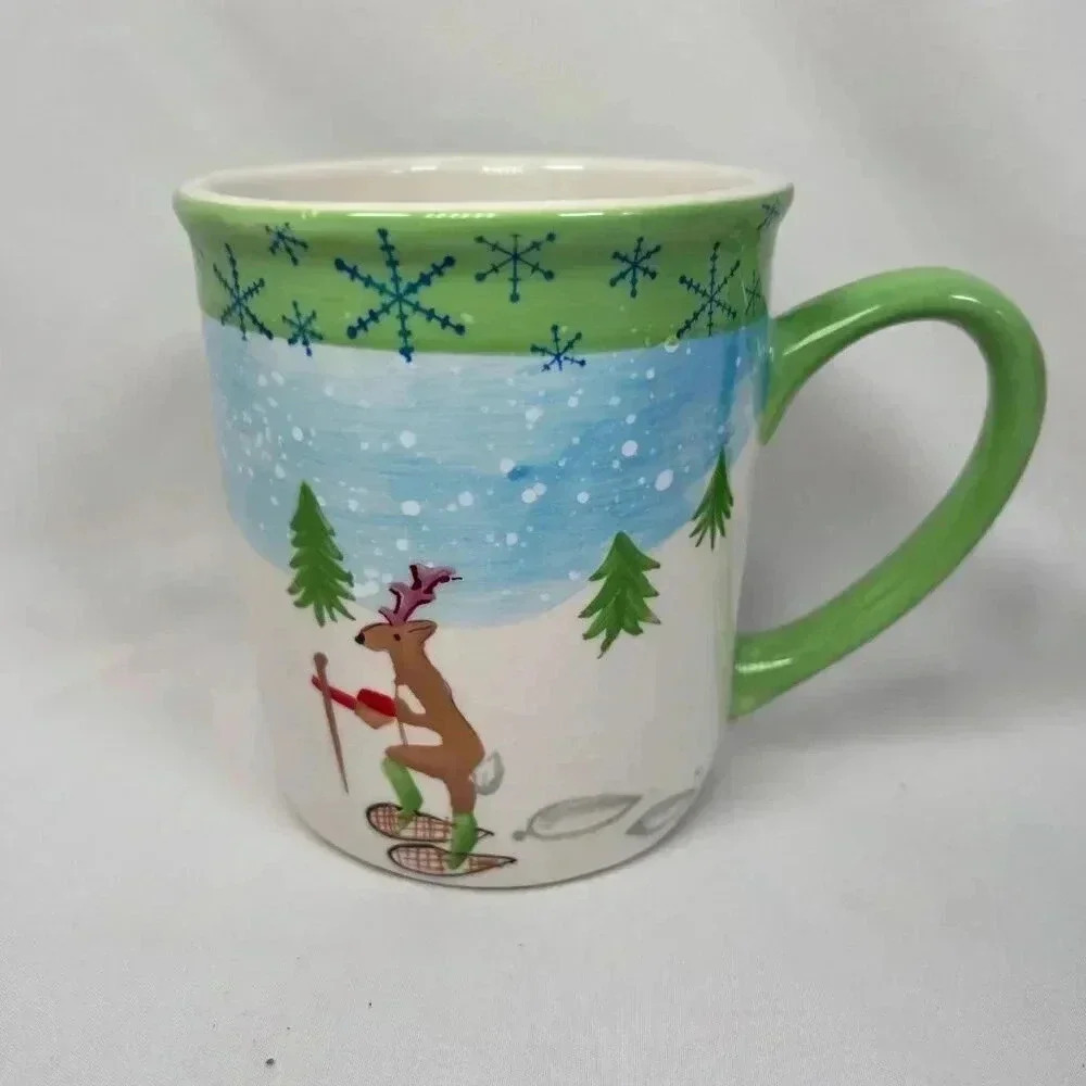 2/$30 Reindeer Coffee Tea Mug Winter Decoration Christmas